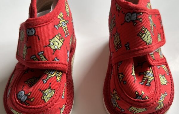 Bačkorka 11 cm červená