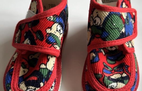 Bačkorka 12,5 cm červená