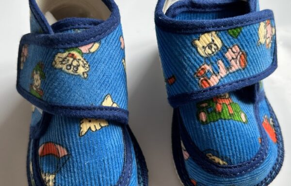 Bačkorka 12 cm modrá