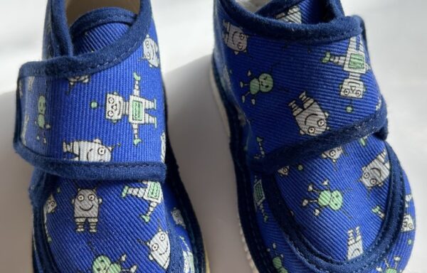 Bačkorka 13 cm modrá