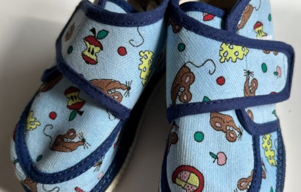 Bačkorka 13,5 cm světle modrá