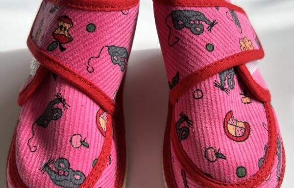 Bačkorka 13 cm růžová