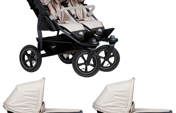 Kočárek TFK Duo 2 Air wheel sand s korbami