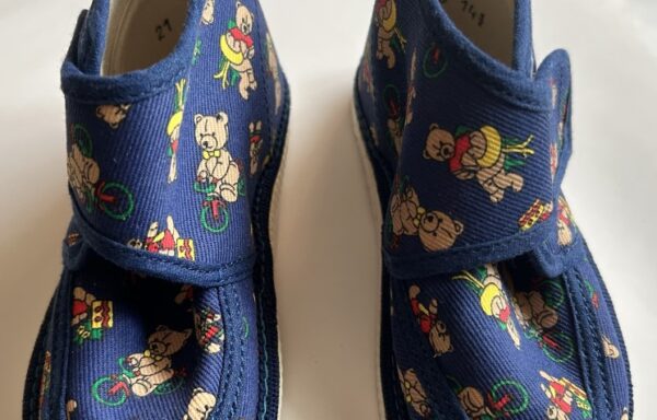 Bačkorka 14,5 cm modrá