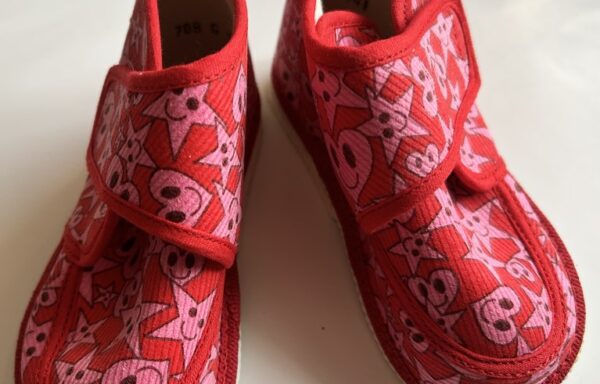 Bačkorka 14,5 cm červená