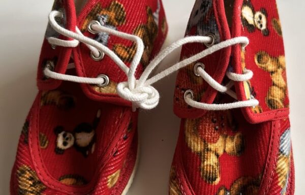 Bačkorka 15,5 cm červená