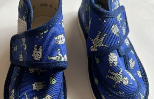 Bačkorka 15 cm modrá