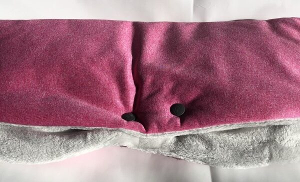 Rukávník Esito softshell růžový melír