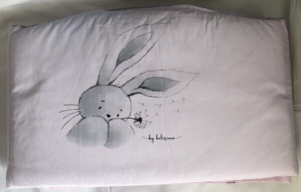 Souprava 3D Belisima zajíček růžová 90×120