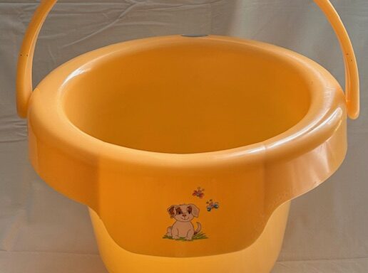 Kyblík na koupání Bébé-jou oranžový